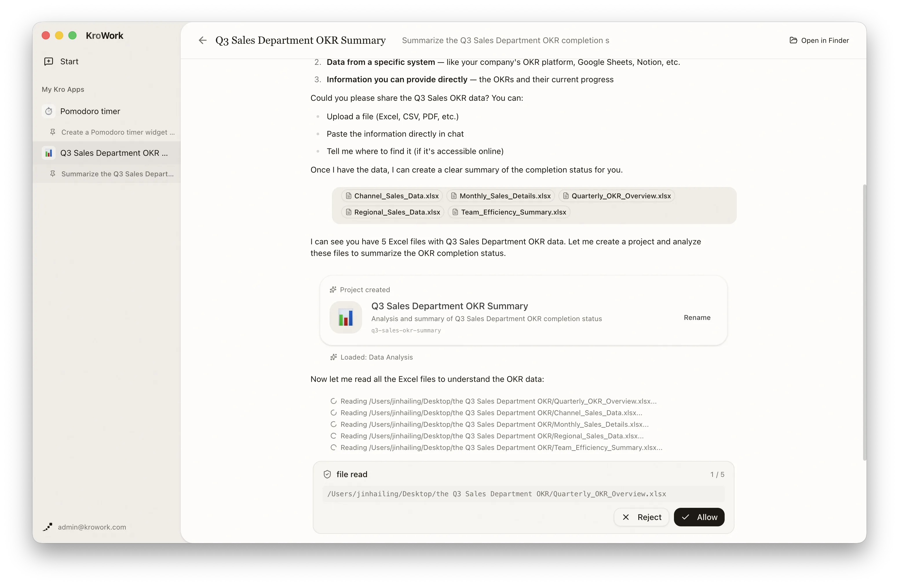 Grant access