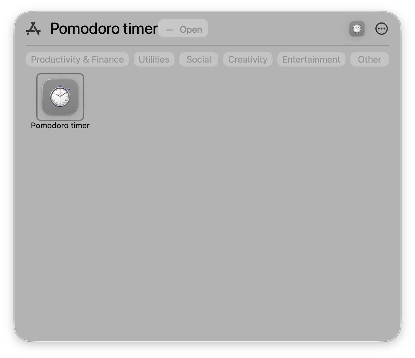 Kro App in system app menu